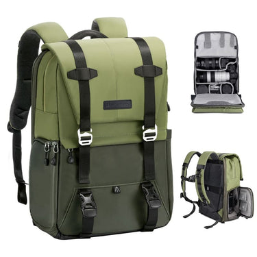 mochila fotografia senderismo verde